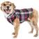 Petlife Puddler Classical Fashion Plaid Dog Coat Large