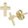 Macy's Cross Stud Earrings - Gold