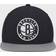 Mitchell & Ness Brooklyn Nets Team Two-Tone 2.0 Snapback Hat Men - Black/Gray