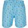 Urban Classics Pattern Swim Shorts - Lightblue/Ice