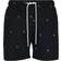 Urban Classics Embroidery Swim Shorts - Black/Palmtree