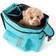 Petlife Over The Shoulder Back Supportive Fashion Sporty Pet Dog Carrier w/ Pouch 22.86x27.94cm