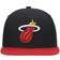 Mitchell & Ness Miami Heat Team Two-Tone 2.0 Snapback Hat Men - Black/Red