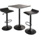 Winsome Obsidian Bar Table 60x60cm 3pcs