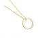 Treat Republic Personalised Family Ring Necklace - Gold