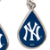 WinCraft New York Yankees Tear Drop Dangle Earrings