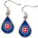 WinCraft Chicago Cubs Tear Drop Dangle Earrings