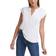 Calvin Klein Cap Sleeve Henley Top - Soft White