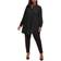 Anne Klein Longer Length Nehru Tunic Top Plus Size - Black