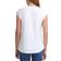 Calvin Klein Cap Sleeve Henley Top - Soft White