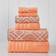 Modern Threads Yarn Dyed Towel Orange, Pink (137.16x68.58cm)