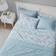 Laura Ashley Vanessa Flannel Bed Linen Blue (203.2x152.4cm)