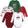 Hudson Cotton Long-Sleeve Bodysuits - Christmas Gift ( 11115385)