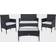 Safavieh Abdul Outdoor Lounge Set, 1 Table incl. 2 Chairs & 1 Sofas