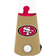 Sporticulture San Francisco 49ers Magma Lamp with Bluetooth Speaker