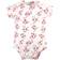 Touched By Nature Organic Cotton Short Sleeve Bodysuits - Cherry Blossom