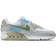 Nike Air Max 90 M - White/University Blue/Wolf Grey/Chlorophyll