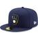 New Era Milwaukee Brewers Home Authentic Collection On-Field 59Fifty Fitted Hat Men - Navy