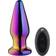 Dream Toys Glamour Glass Remote Control Tapered Butt Plug