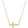 Saks Fifth Avenue Small Cross Chain Necklace - Gold