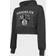 Majestic Brooklyn Nets Repeat Cropped Tri-Blend Pullover Hoodie W