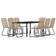 vidaXL 3099172 Patio Dining Set, 1 Table incl. 8 Chairs