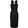 Urban Classics Ladies Long Sleeveless Rib Dress - Black