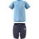 Adidas Kid's SPRT Collection Short and Tee Set - Clear Sky (HE2071)