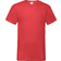 Fruit of the Loom Valueweight V-Neck Short Sleeve T-shirt M - Red