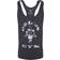 Golds Gym Print Vest Mens - Charcoal Marl