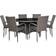 Royalcraft Malaga Patio Dining Set, 1 Table incl. 6 Chairs