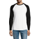 Sol's Mens Funky Contrast Long Sleeve T-shirt - White/Deep Black