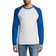 Sol's Mens Funky Contrast Long Sleeve T-shirt - White/Royal Blue