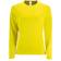 Sol's Womens Sporty Long Sleeve Performance T-shirt - Neon Yellow