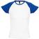 Sol's Womens Milky Contrast Short Sleeve T-shirt - White/Royal Blue