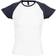 Sol's Womens Milky Contrast Short Sleeve T-shirt - White/Navy