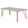 Tenzo Cross Grey/Brown Coffee Table 120x120cm