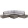 Charles Bentley GLWFPOLYLO01GY Outdoor Lounge Set, 1 Table incl. 2 Sofas