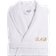 Linum Home Textiles Dad Terry Bathrobe - White/Gold