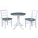 International Concepts Madrid Dining Set 76.2x76.2cm 3pcs