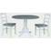 International Concepts Brynwood Dining Set 106.7cm 3pcs