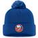 Fanatics New York Islanders Core Primary Logo Cuffed Knit Beanie with Pom