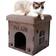 Petlife Kitty Kallapse Collapsible Folding Kitty Cat House Tree Bed