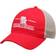 The Game Men's Houston Cougars Split Bar Trucker Adjustable Hat - Red