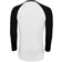 Sol's Mens Funky Contrast Long Sleeve T-shirt - White/Deep Black