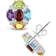 Celebration Gems Cluster Earrings - Silver/Multicolour