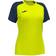 Joma T-shirt Short Sleeve Woman Academy IV - Fluorescent Yellow/Navy Blue