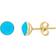 Effy Stud Earrings - Gold/Turquoise