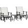 OutSunny Outdoor Gliders Set Bistro Set, 1 Table incl. 2 Chairs