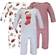 Hudson Baby Cotton Coveralls 3-Pack - Christmas Dog (10114272)